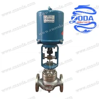 Elektrický jednosedlový elektronický regulační ventil průtoku páry