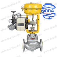 Pneumatický membránový regulační ventil z nerezové oceli